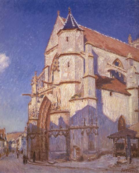 Alfred Sisley The Church at Moret china oil painting image